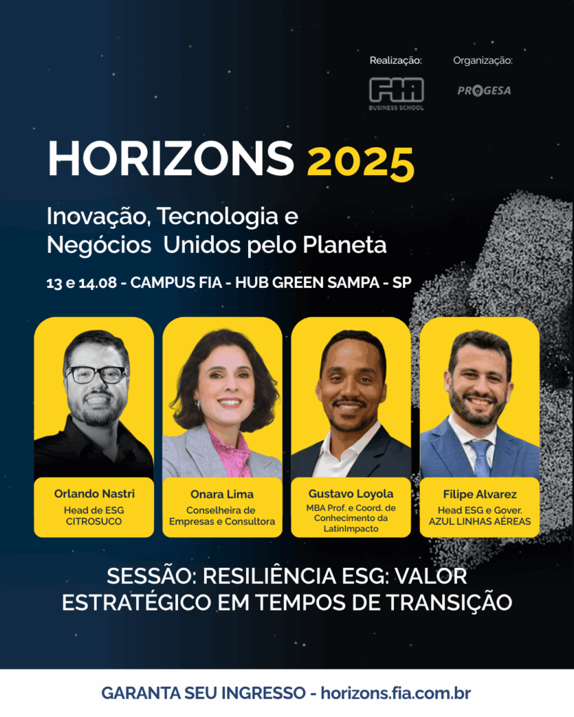 SESSÃO Resiliência ESG valor estratégico em tempos de transição